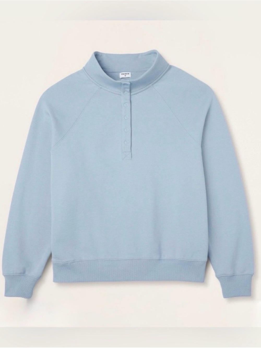 NWT Parke x Target Light Blue Mock Neck Sweatshirt - L/XL